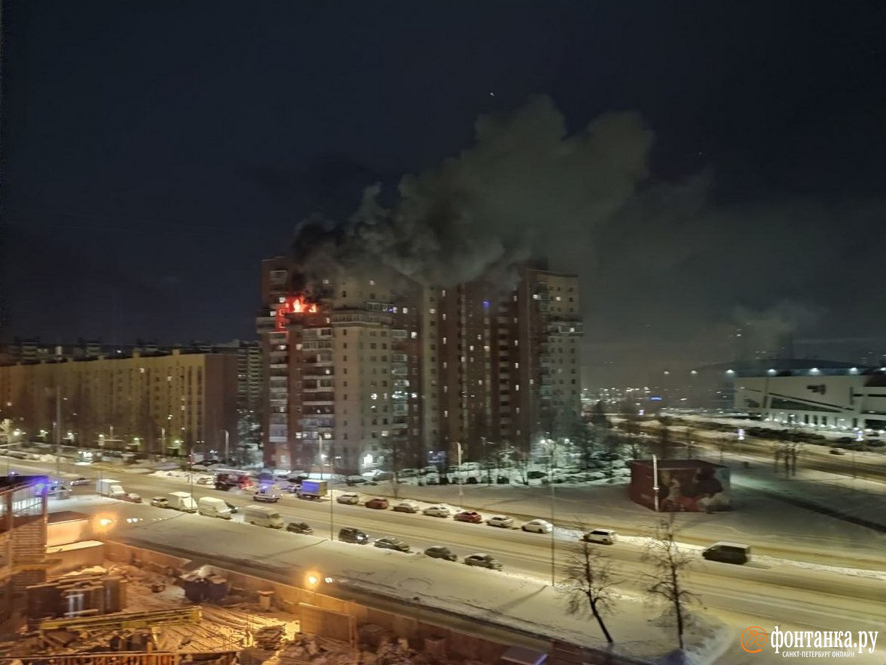 Один человек погиб и один пострадал при пожаре на Российском проспекте |  05.01.2024 | Санкт-Петербург - БезФормата