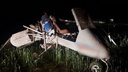 В Дергачевском районе разбился легкомоторный самолет