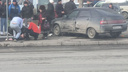 Вылетевшая на остановку машина сбила ребенка в Челябинске