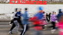 В Волгограде спортсмены пробежали по перекрытому центру в честь победы в Сталинградской битве