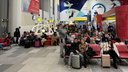 Аэропорт Челябинска закрыли из-за сильного снегопада