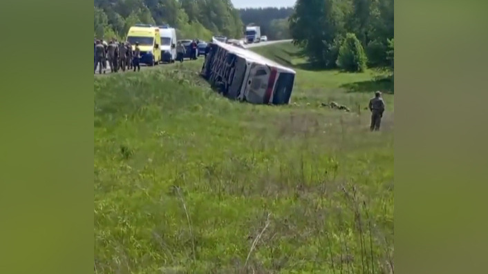 Появились подробности смертельной аварии с «Волгой» и автобусом с военными в Воронежской области
