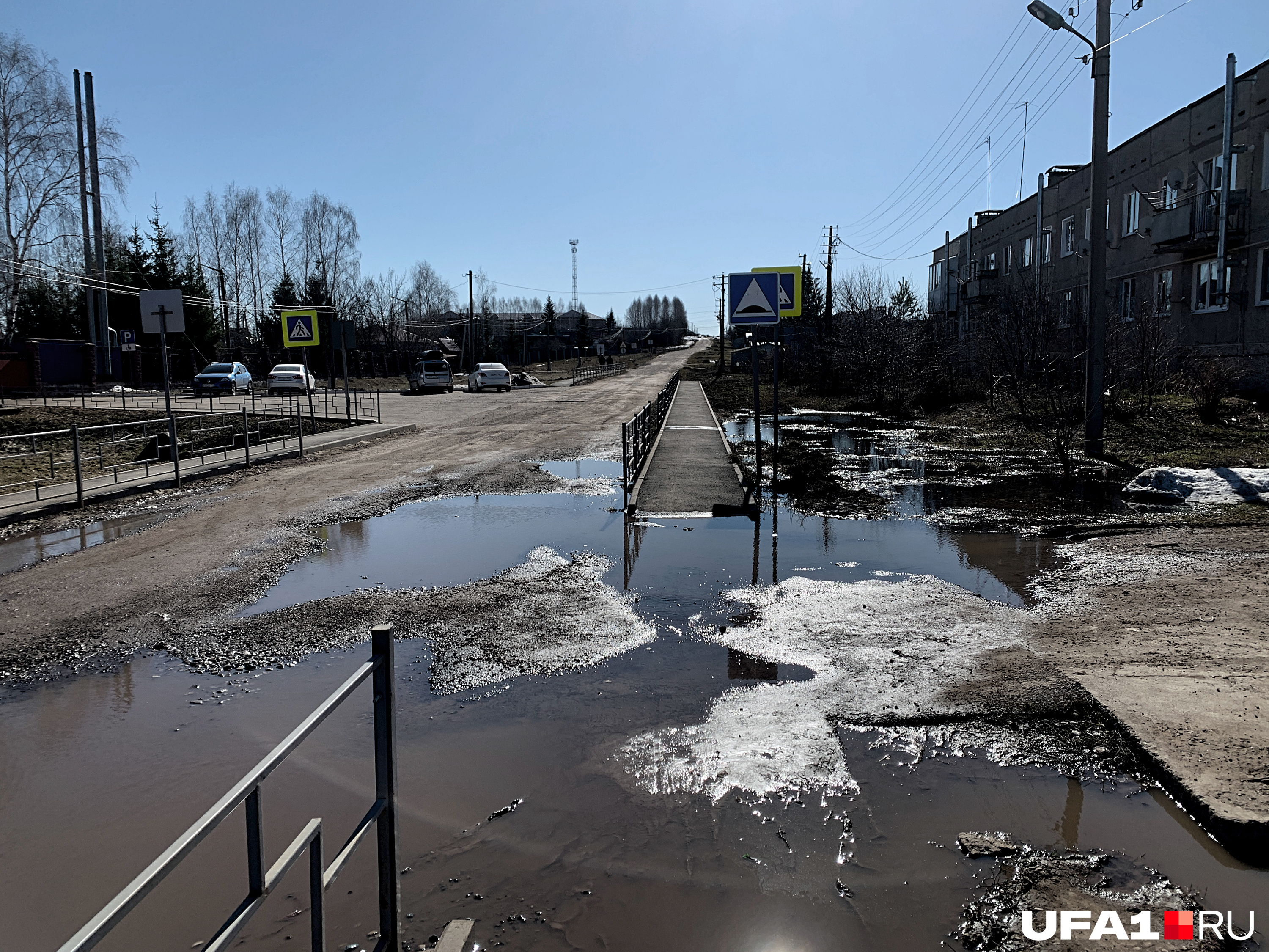 Улица Юбилейная в селе Ильно-Поляна