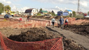 Завершается строительство продолжения Соборной в Кемерове. Смотрим, как это выглядит с высоты