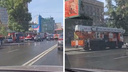 Напротив цирка в Новосибирске заметили скопление пожарных машин — зачем они приехали