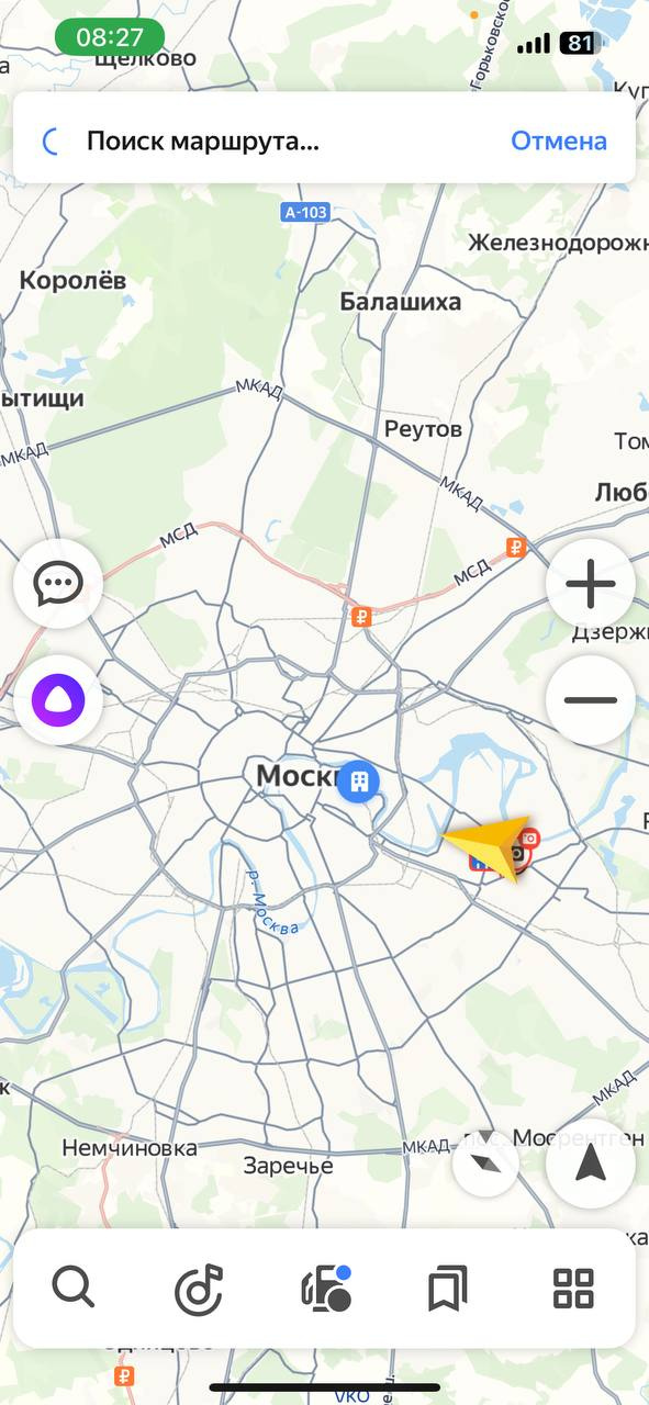 Карта москвы без gps