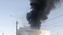 В Сети появилось видео с места пожара на Московском проспекте