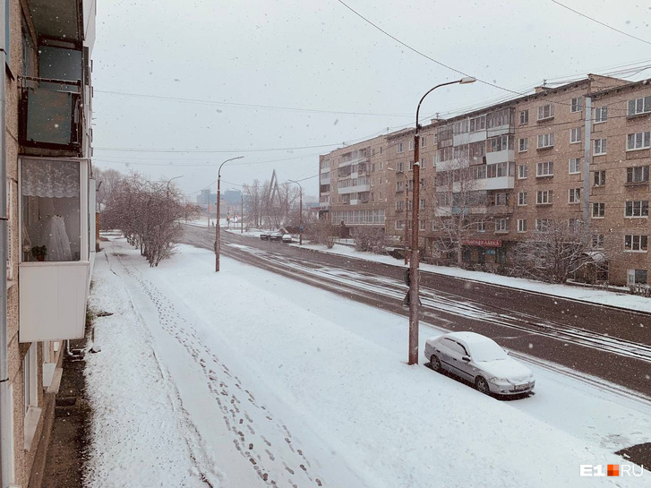 На севере области внезапно выпал снег. Доберется ли он до Екатеринбурга?