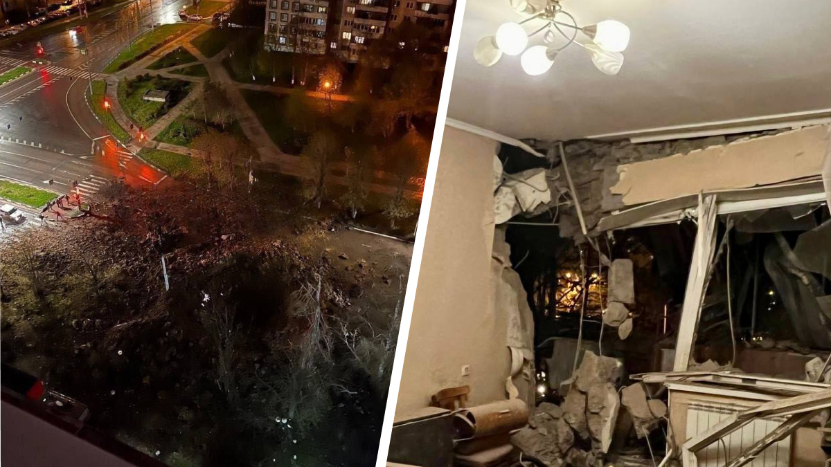 Радиус воронки — 20 метров. Последствия взрыва в Белгороде в 12 фотографиях