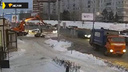 Зачем вырыли яму на Тульской, в которую упал автомобиль, — ответ мэрии Новосибирска
