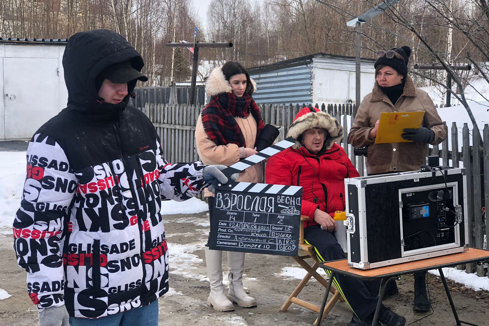 В ХМАО закончились съемки первого короткометражного фильма актера Сергея  Апрельского, сыгравшего Муху в сериале «Бригада» - 15 апреля 2023 - 86.ru