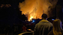 В Соломбале начался сильный пожар — узнали, что горит