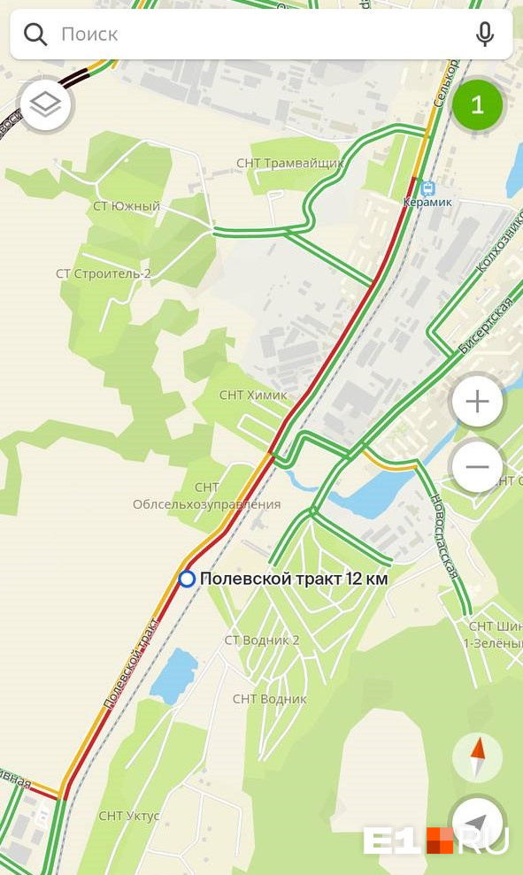 Конца и края не видно: на въезде в Екатеринбург скопилась огромная пробка. Видео