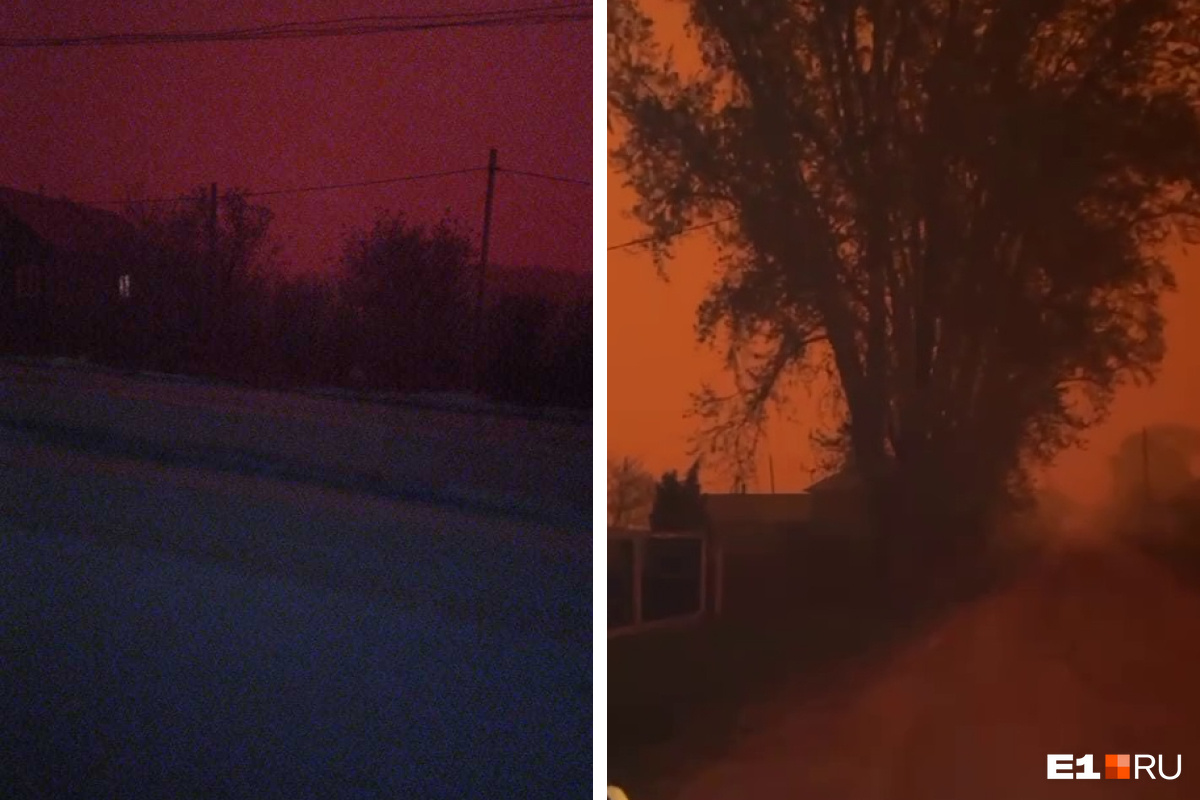 Пожары дошли до родного села Бориса Ельцина. Там темно как ночью: адское видео