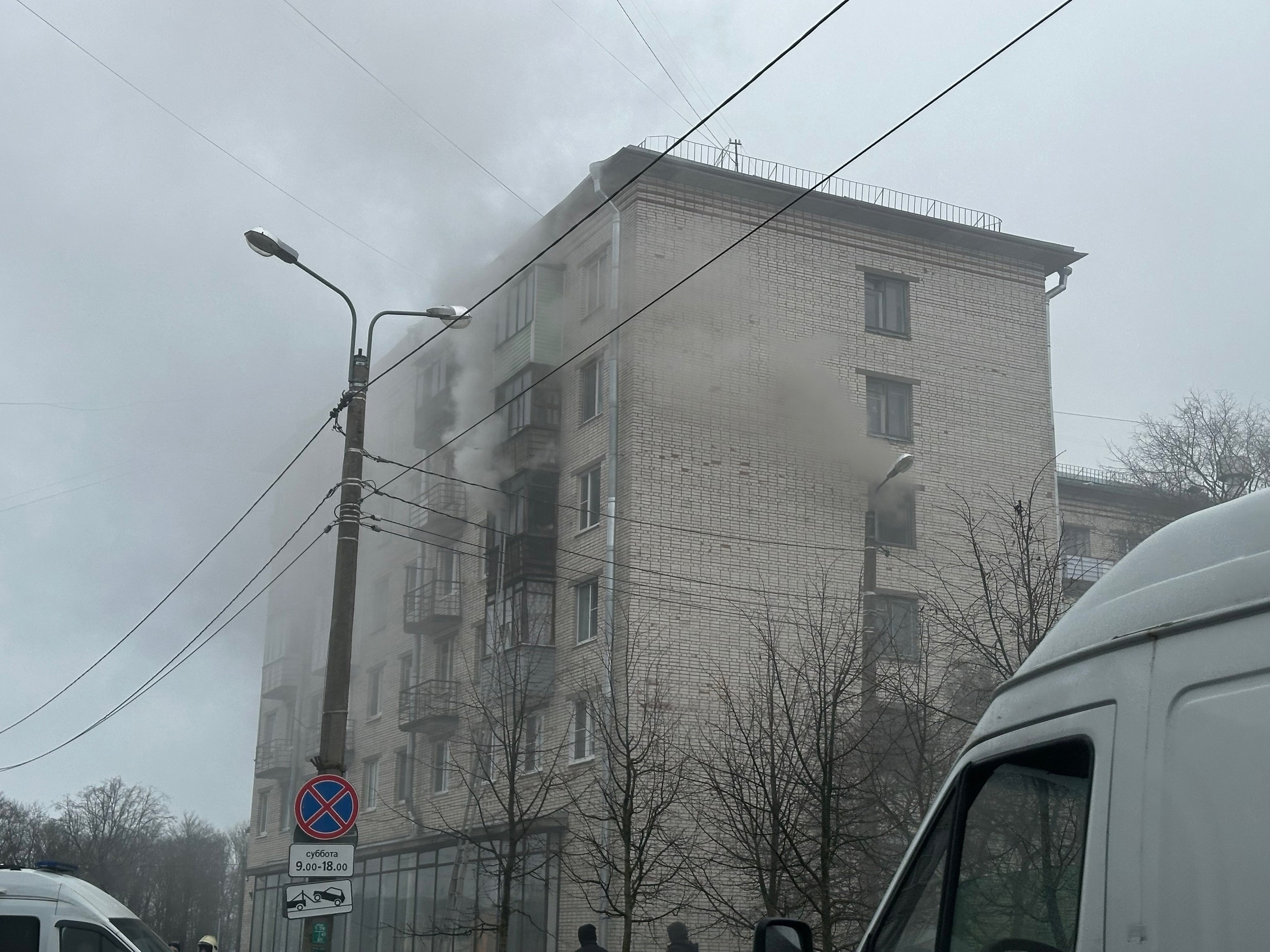 Ребенок пострадал в пожаре на проспекте Ленина | 26.02.2024 |  Санкт-Петербург - БезФормата