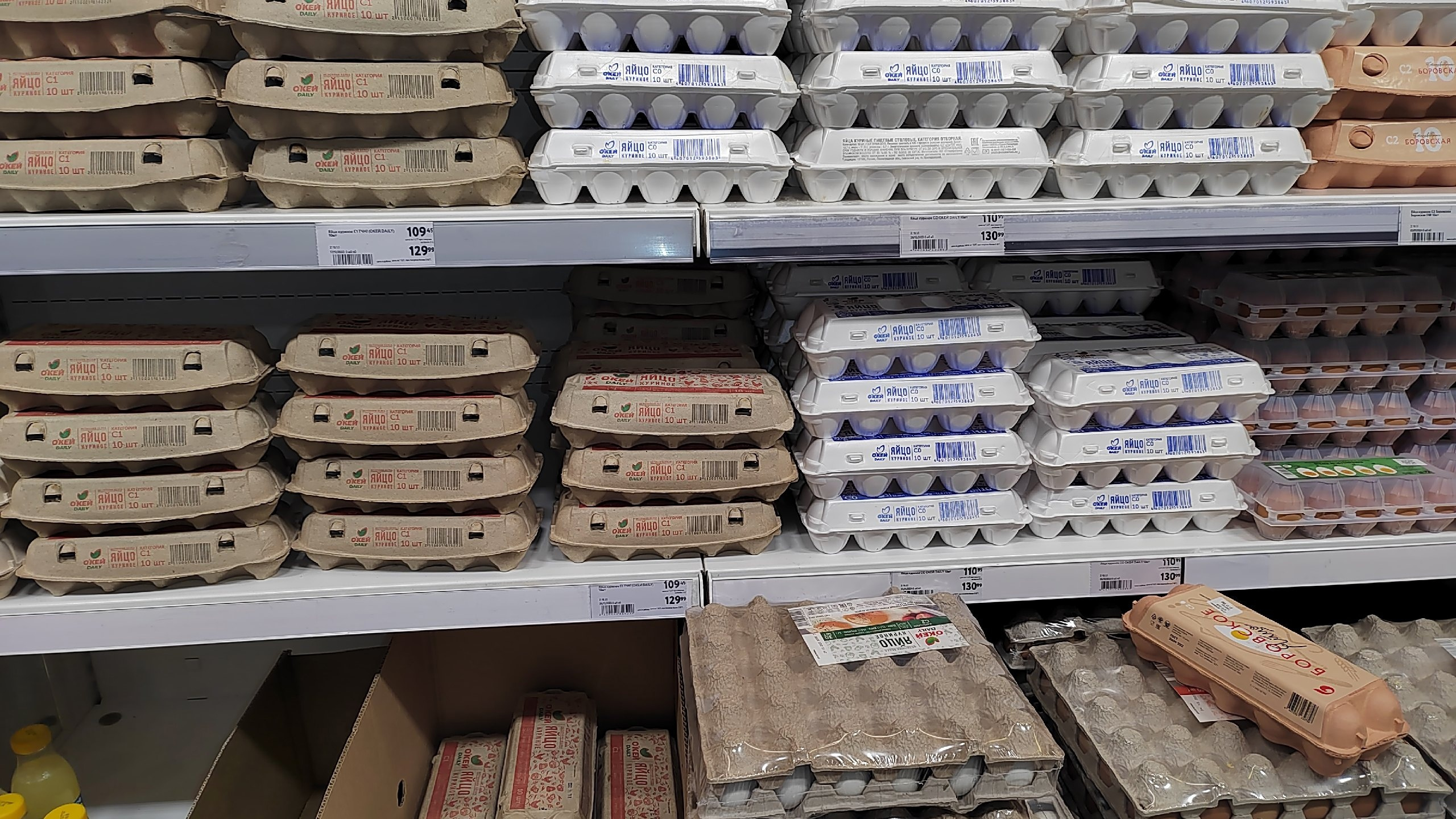 Куда бежать за дешевыми яйцами? Сравниваем цены в пяти тюменских супермаркетах