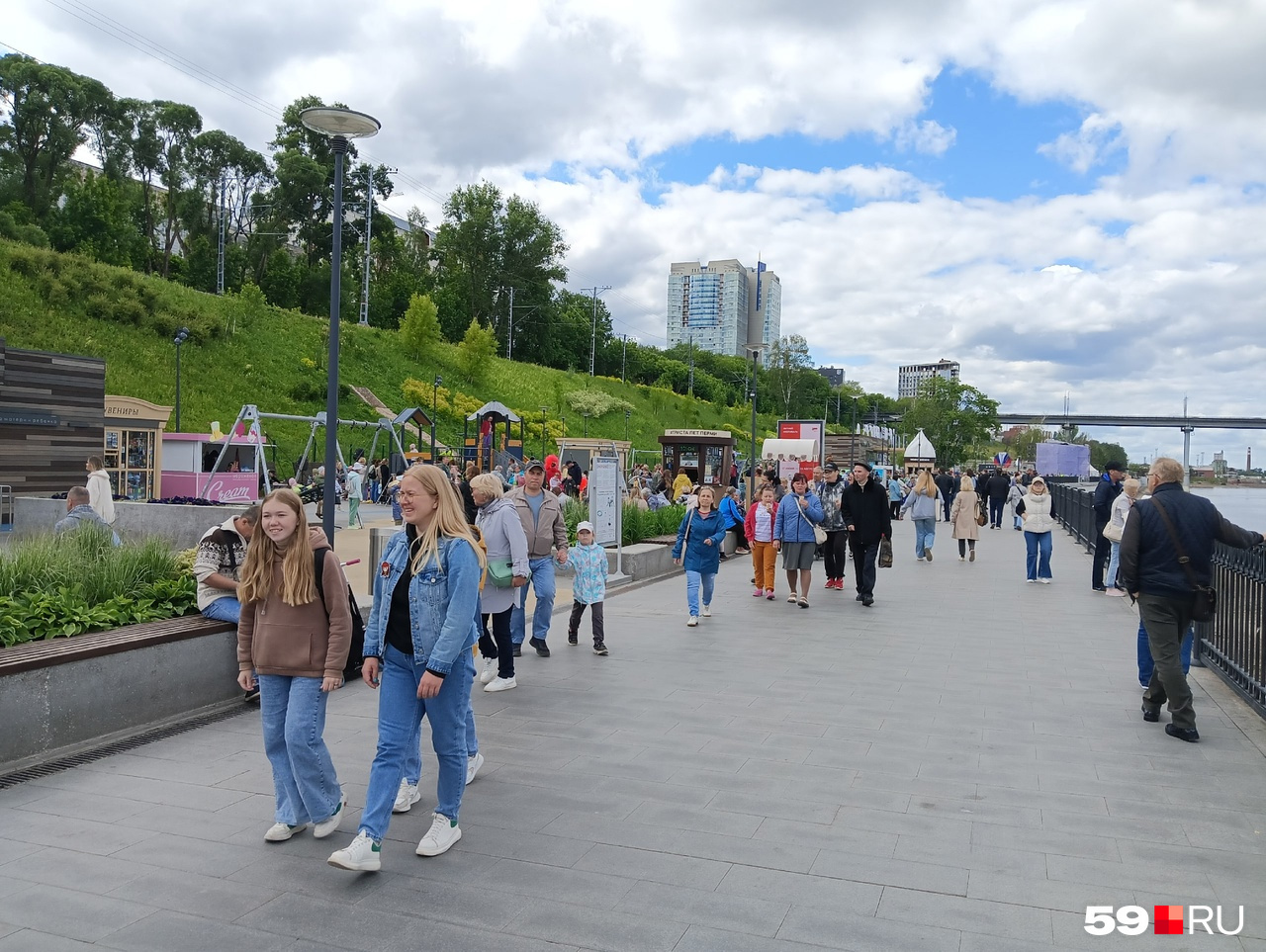 Набережная перми современная