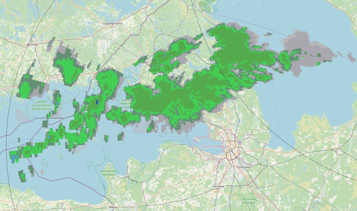 Фронт совсем близко. Петербург зальёт дождями в середине дня, а в выходные  ждите новый циклон | 12.10.2023 | Санкт-Петербург - БезФормата