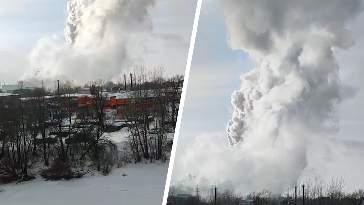 Столб густого дыма поднялся от ТЭЦ-3 в Новосибирске — видео с места