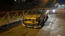 Виноваты «никчемные ограждения». Машину разворотило на улице Луговой во Владивостоке — фото