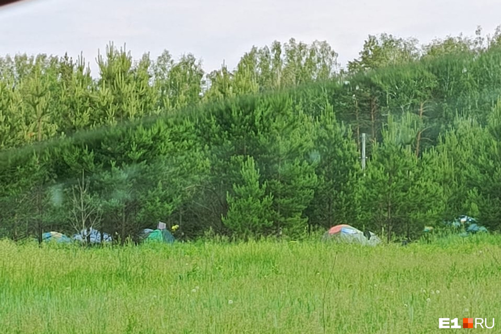 «Воют, гремят бубнами»: полиция проверила «сектантов», поселившихся в палатках под Екатеринбургом
