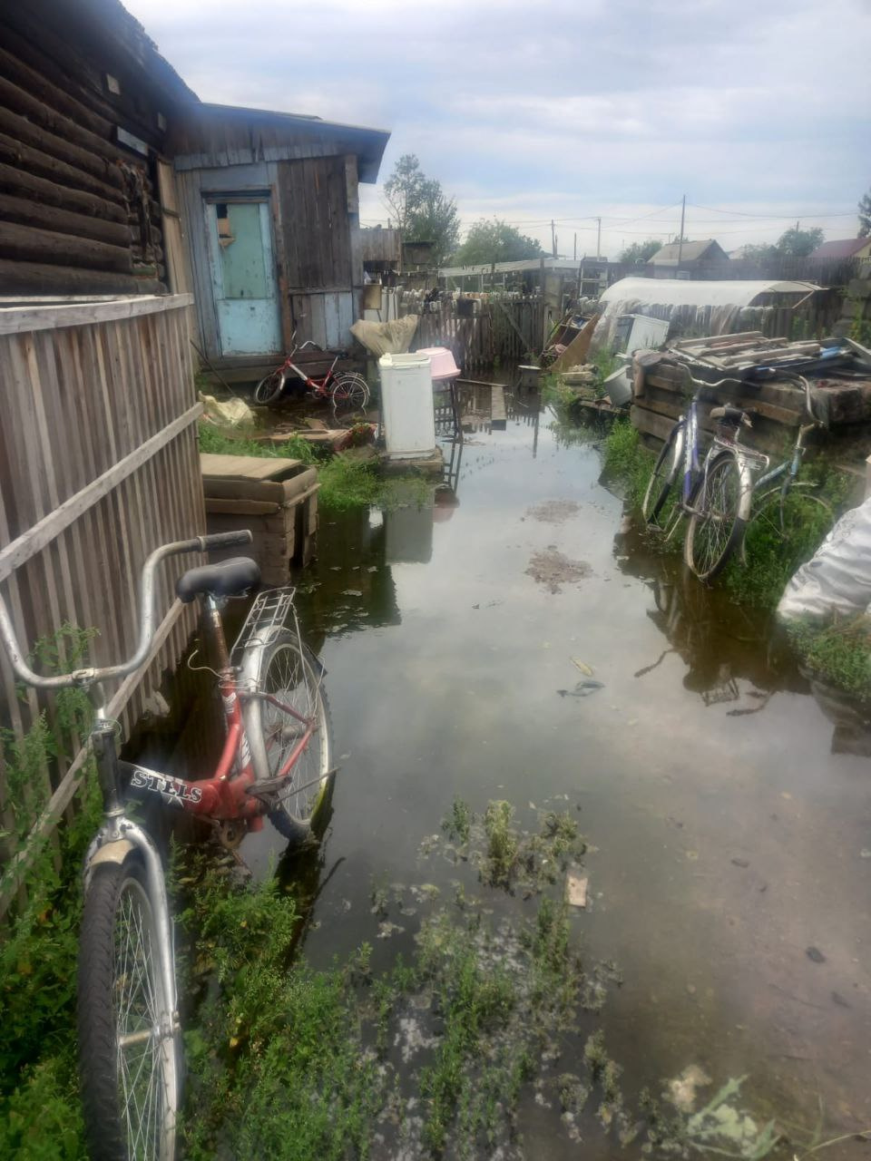 Так выглядит один из затопленных дворов