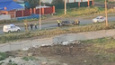 В Челябинске «Лада» врезалась в столб, уходя от погони ДПС. За рулем был несовершеннолетний
