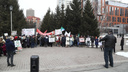 Десятки новосибирцев собрались в центре города с плакатами — что они требуют