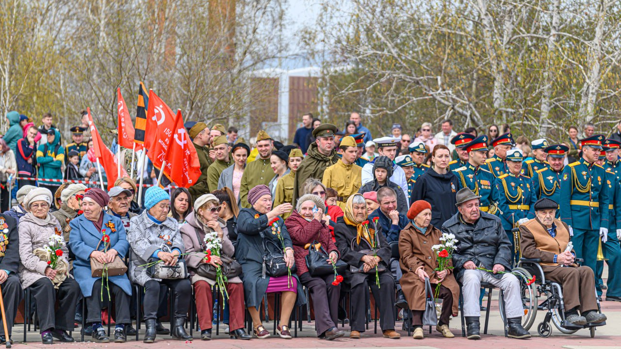 Рекордное количество посетителей зафиксировали на мемориале в Чите в День Победы