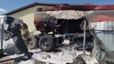 Есть жертва: в Оренбурге загорелся и взорвался бензовоз