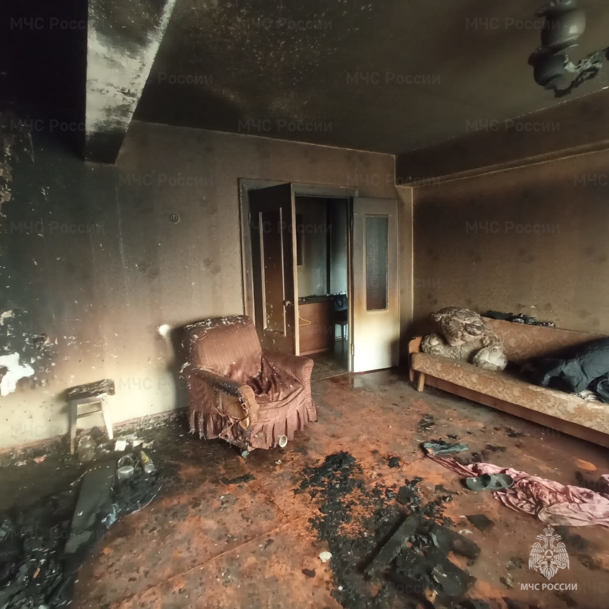 Забайкалец погиб на пожаре в своей квартире