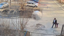 Полиция приехала во двор на Северо-Западе Челябинска на вызов о стрельбе по окнам