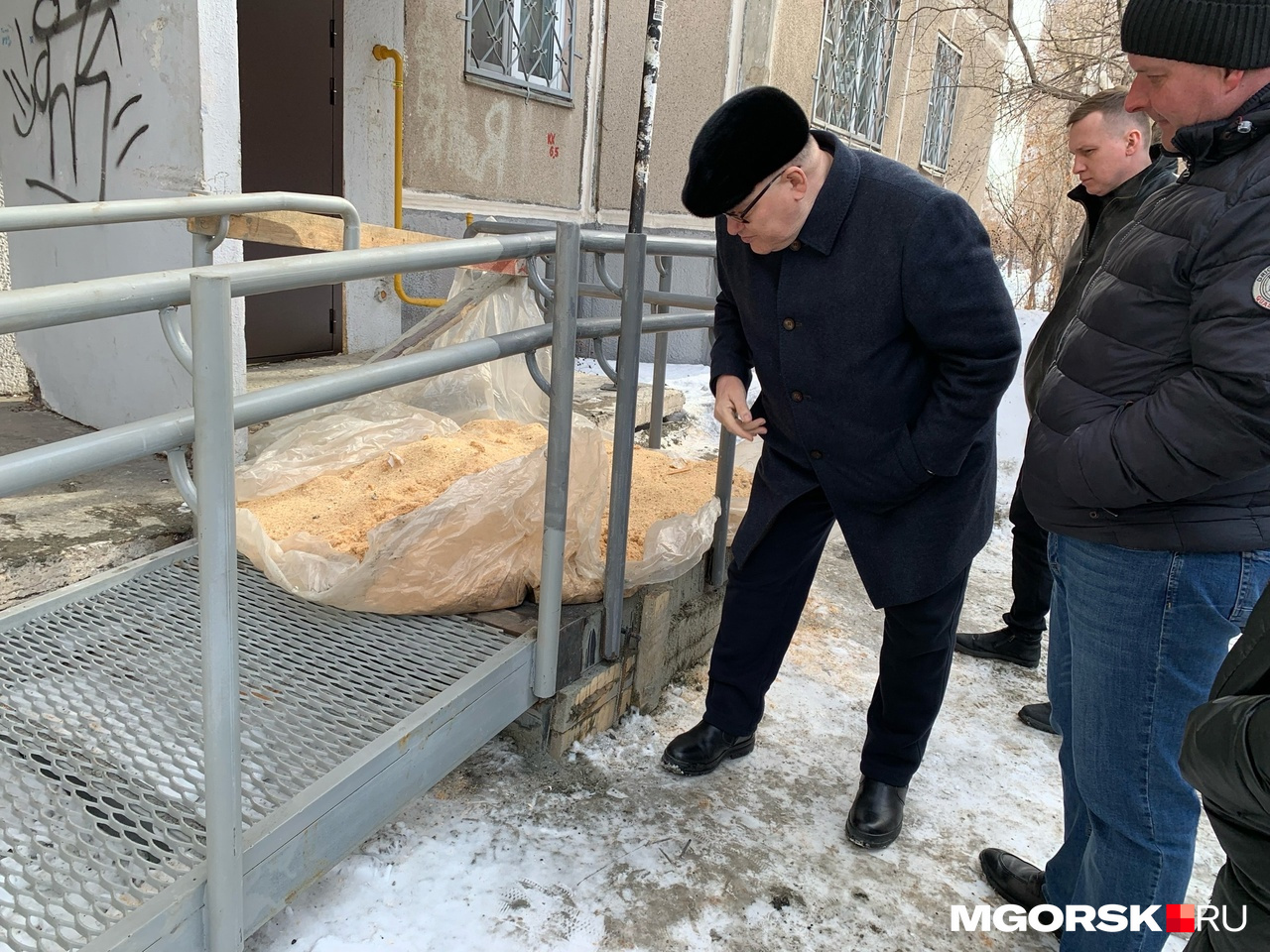 После установки глава УК заявлял, что пандус его не устраивает После установки глава УК заявлял, что пандус его не устраивает