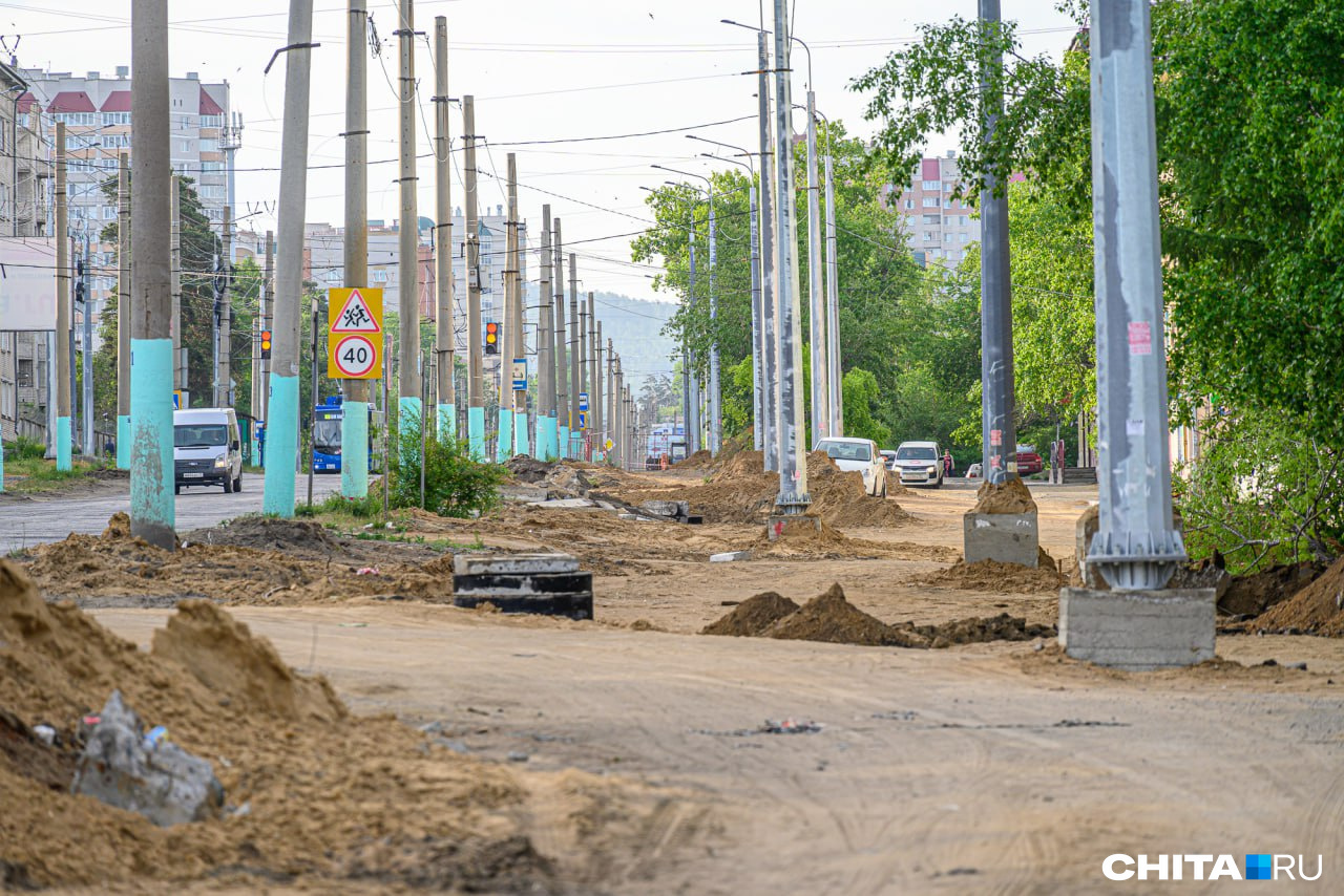 Пешеходные дорожки расчистят на Новобульварной в Чите до конца года