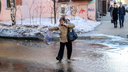 Потоп в Московском районе: пять улиц оказались под водой из-за растаявшего снега