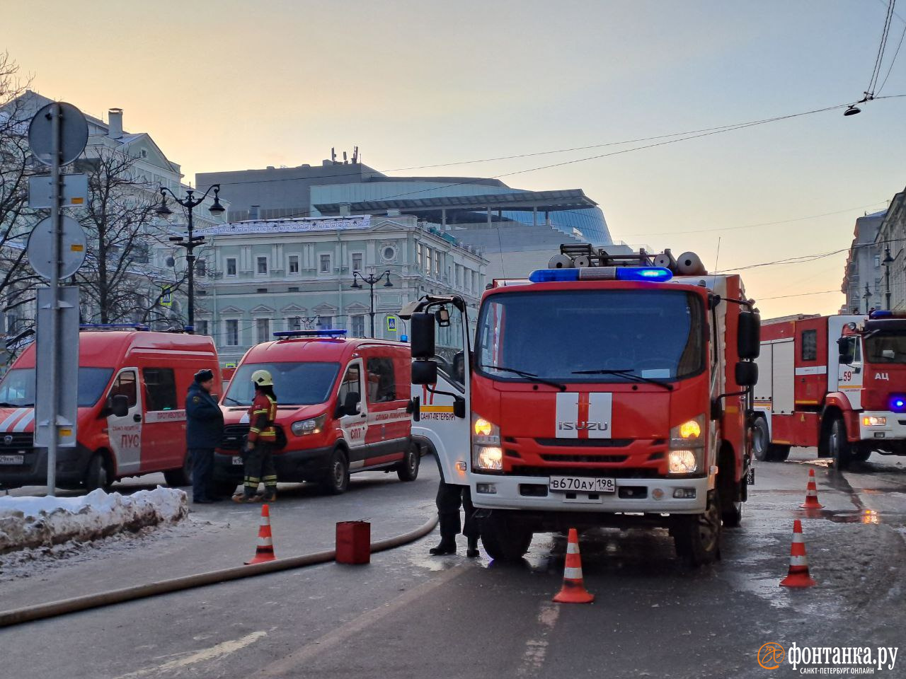 Пожар в консерватории в Петербурге, версии и причина возгорания - 8 декабря  2023 - ФОНТАНКА.ру