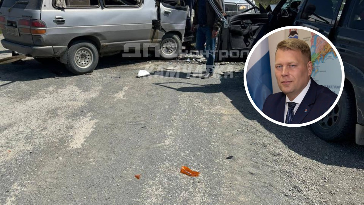 Глава Минздрава Камчатки попал в лобовое ДТП на трассе — кадры с места смертельной аварии