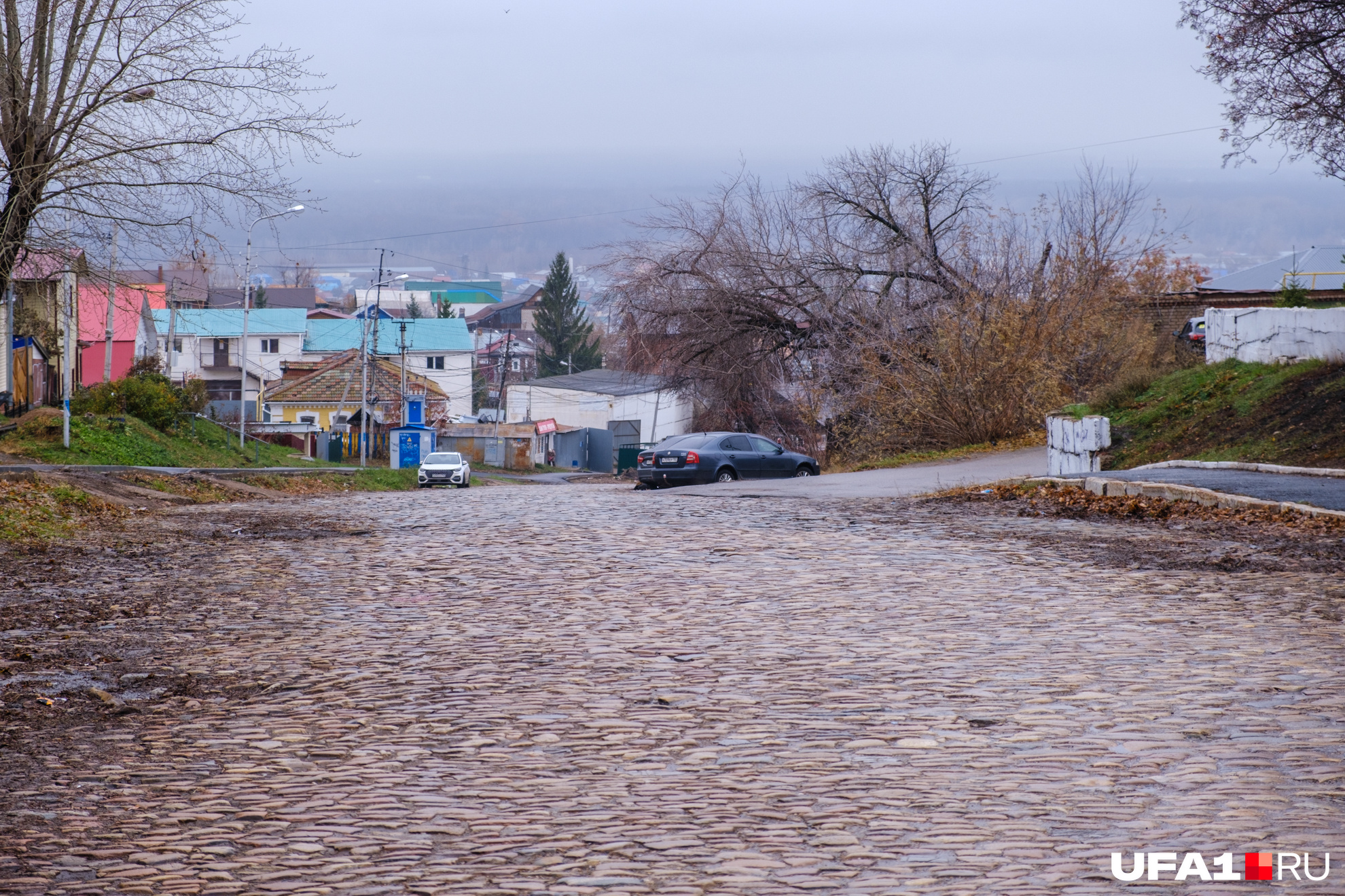 Булыжная мостовая для современной Уфы дело непривычное