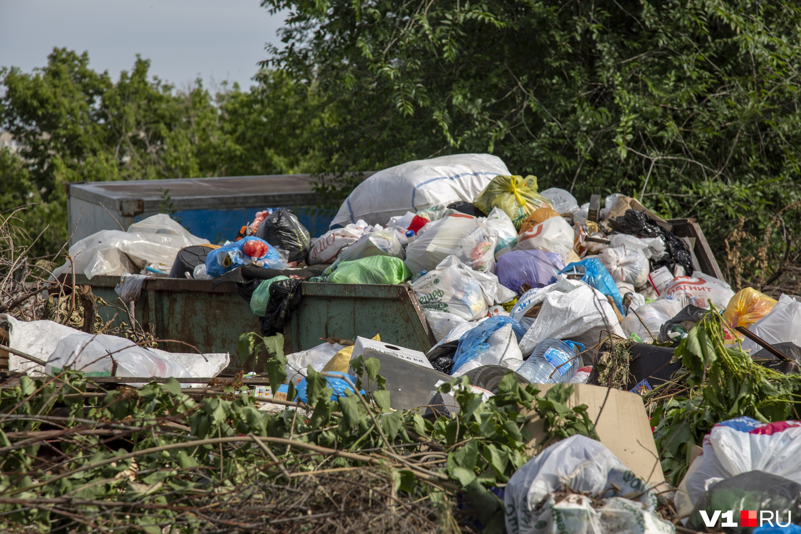 Фото мусора в городе