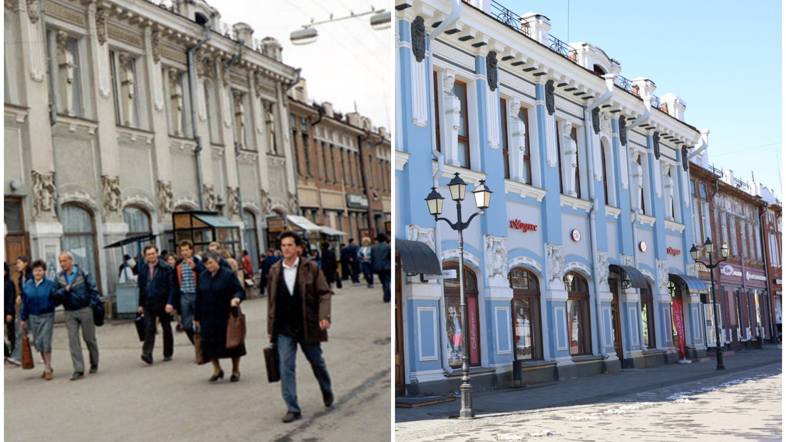 Блеск и нищета единственной пешеходной улицы Иркутска. Сравниваем архивные и современные фото Урицкого