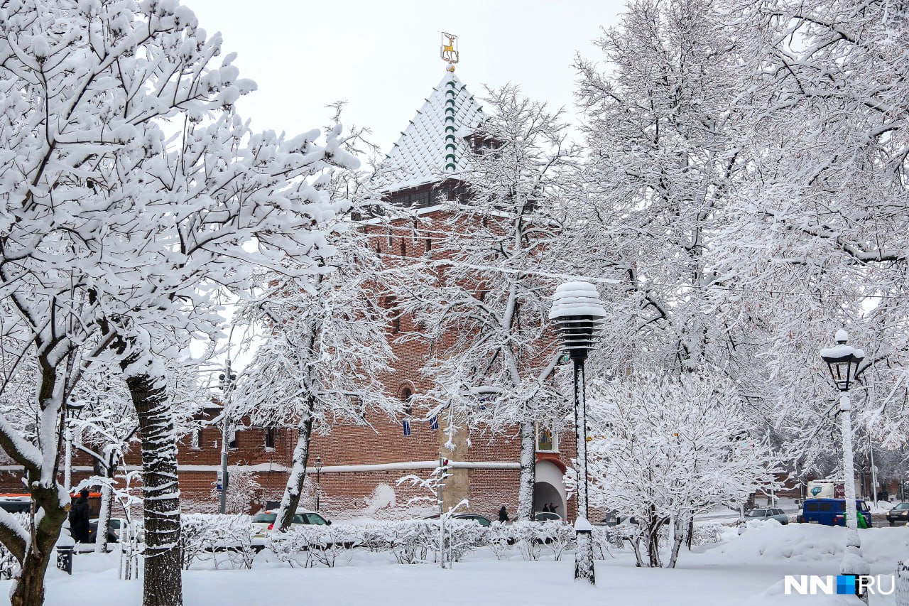Центр Нижнего красив всегда, но зимой — особенно!