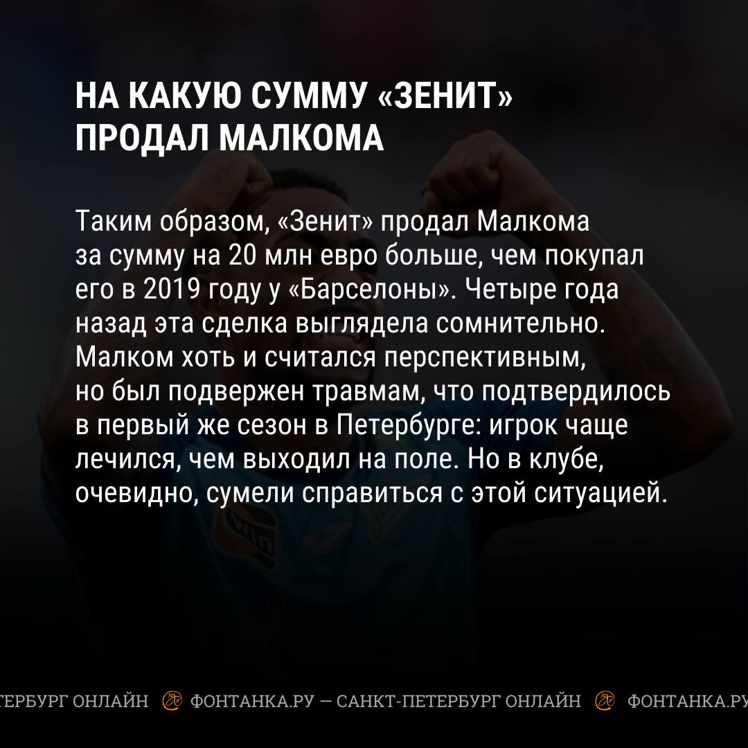 Вендел не приехал в Петербург, а Малком переходит в другой клуб: что  известно о бразильцах «Зенита» - 24 июля 2023 - ФОНТАНКА.ру