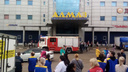 «Это явно не учения!»: в Ярославле загорелся торговый центр