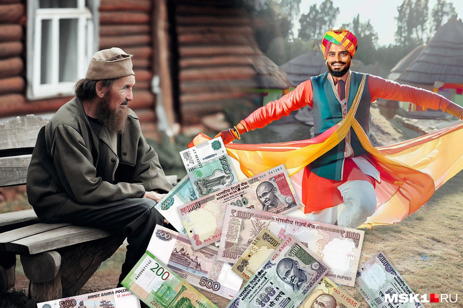 На падение рубля повлияло большое количество «застоявшихся» в России индийских рупий