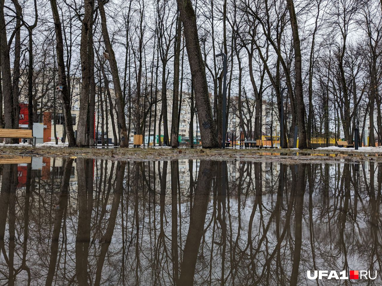 Красивое фото с водным отражением. Только сделано оно в Демском парке. В конце марта там образовались такие причудливые пейзажи — он ушел под воду. <a href="https://ufa1.ru/text/spring/2023/03/28/72171161/" class="_ io-leave-page" target="_blank">Репортаж</a> из парка можно посмотреть на нашем сайте Красивое фото с водным отражением. Только сделано оно в Демском парке. В конце марта там образовались такие причудливые пейзажи — он ушел под воду. <a href="https://ufa1.ru/text/spring/2023/03/28/72171161/" class="_ io-leave-page" target="_blank">Репортаж</a> из парка можно посмотреть на нашем сайте