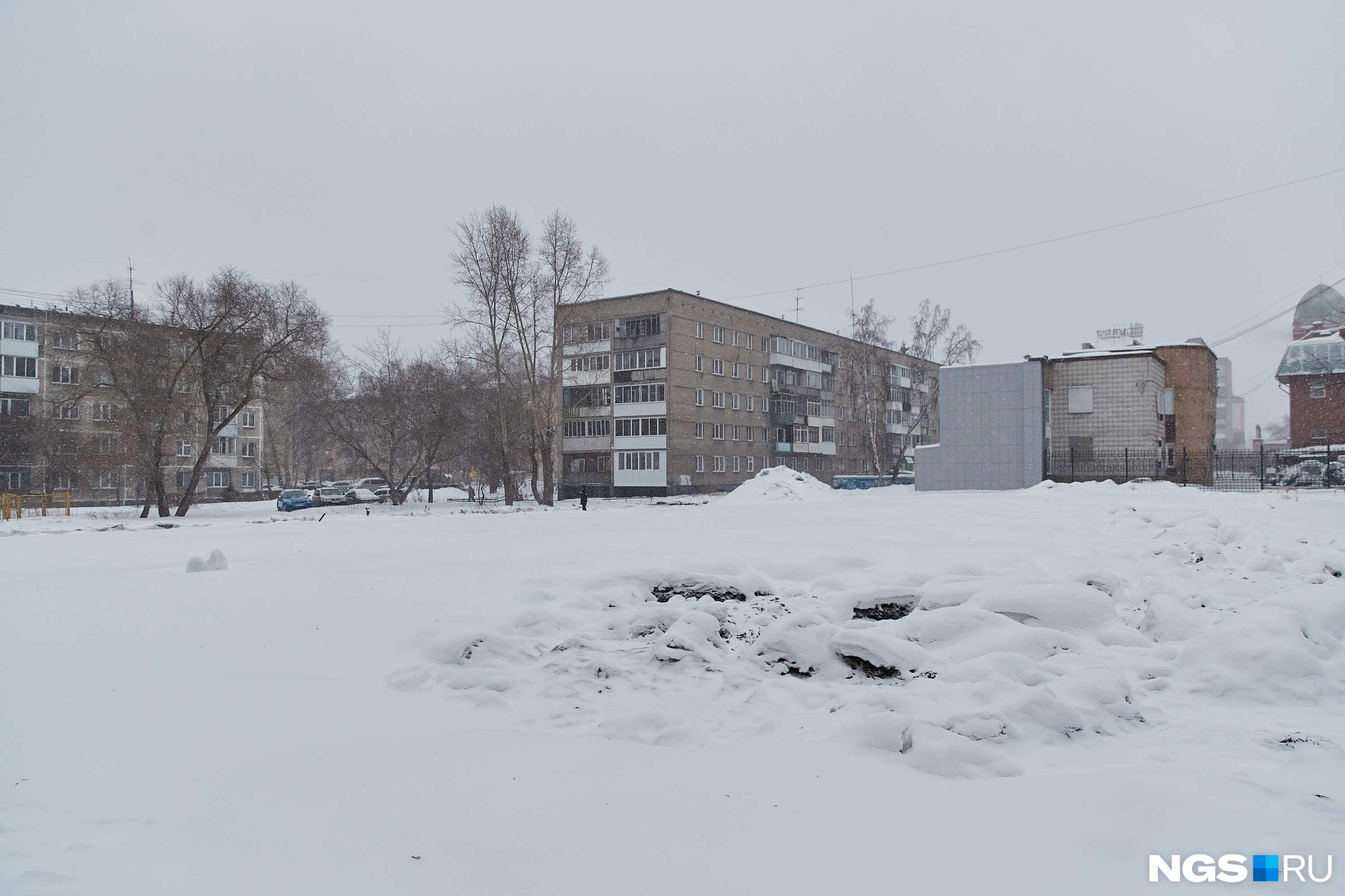 От дома уже ничего не осталось: здание разобрали