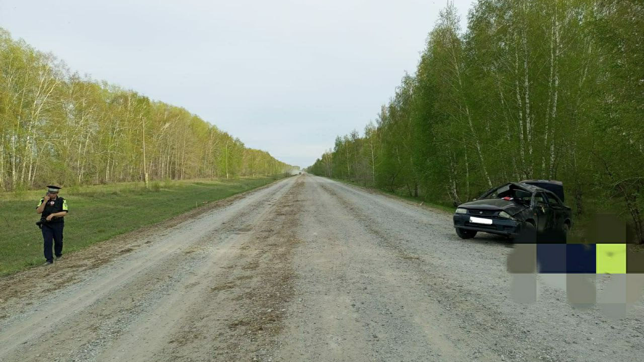 Обгон в запрещенном месте: «Мазда» перевернулась под Новосибирском — погибла женщина
