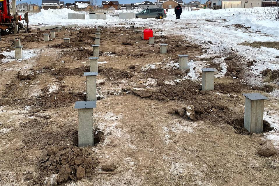 Для изготовления свай используется бетон с высоким уровнем влаго- и морозостойкости Для изготовления свай используется бетон с высоким уровнем влаго- и морозостойкости