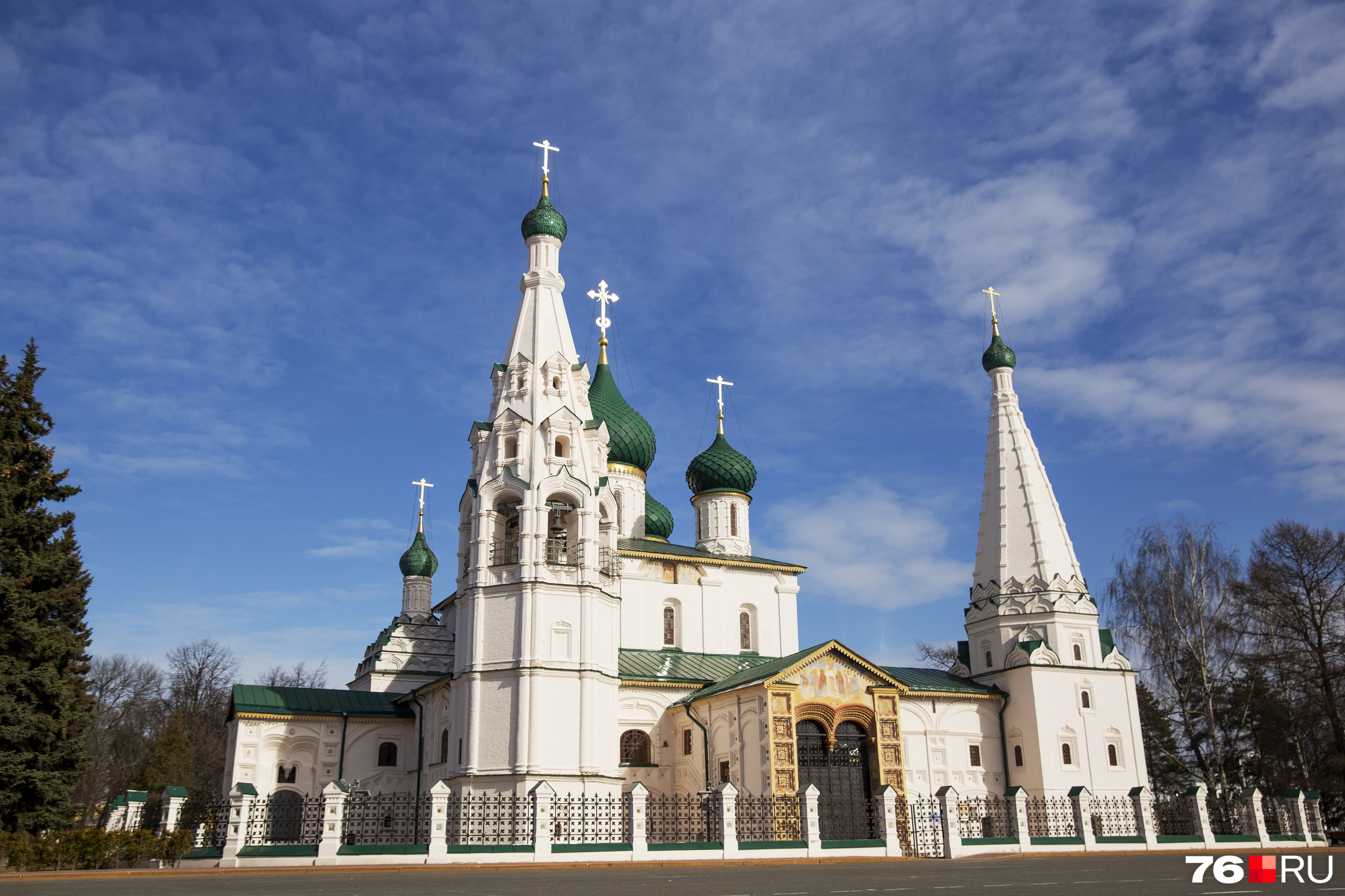 Церковь Ильи пророка в Ярославле внутри