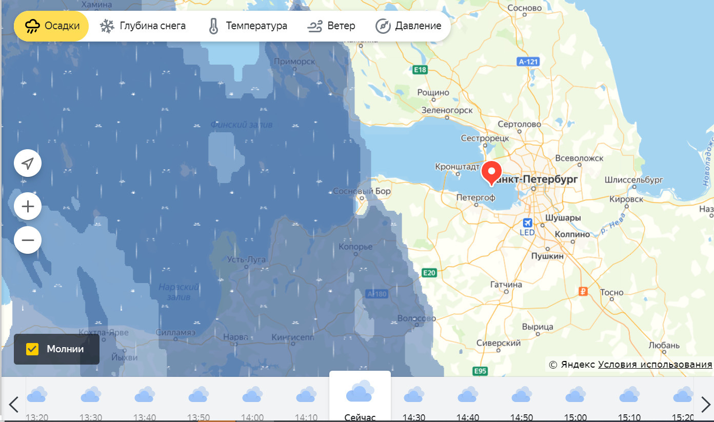 Погода спб осадки в реальном времени. Карта погоды.